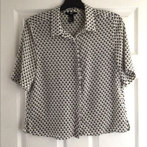 H&M vintage style blouse